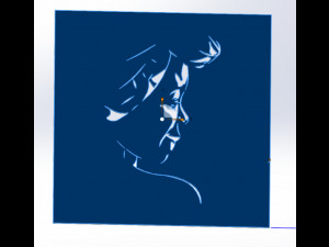18 File DXF CNC g-code Industrial Laser Cut WOMANS FACE Vector Plasma Nr0541 Modelo 3D