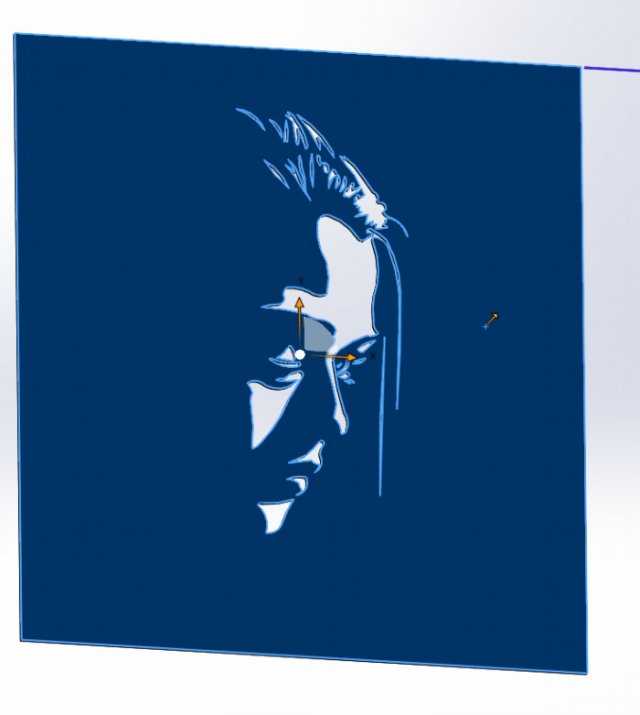 18 File DXF CNC g-code Industrial Laser Cut WOMANS FACE Vector Plasma Nr0542 3D Model .c4d .max .obj .3ds .fbx .stl .blend 
