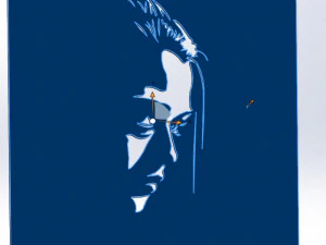 18 File DXF CNC g-code Industrial Laser Cut WOMANS FACE Vector Plasma Nr0542 3D Model