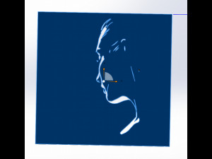 18 File DXF CNC g-code Industrial Laser Cut WOMANS FACE Vector Plasma Nr0542 3D Model