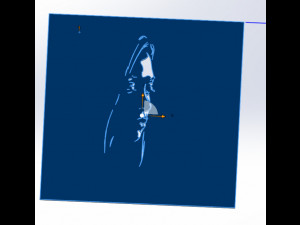 18 File DXF CNC g-code Industrial Laser Cut WOMANS FACE Vector Plasma Nr0542 3D Model