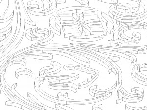 1 DXF File CNC g-code Industrial Laser Cut ROMAN ORTHODOX CHURCH 1 Nr0560 3D मॉडल