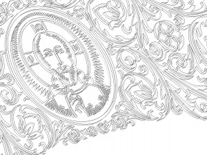 1 DXF File CNC g-code Industrial Laser Cut ROMAN ORTHODOX CHURCH 1 Nr0560 3D मॉडल