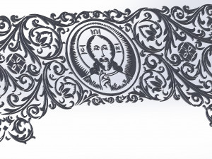 1 DXF File CNC g-code Industrial Laser Cut ROMAN ORTHODOX CHURCH 1 Nr0560 3D मॉडल