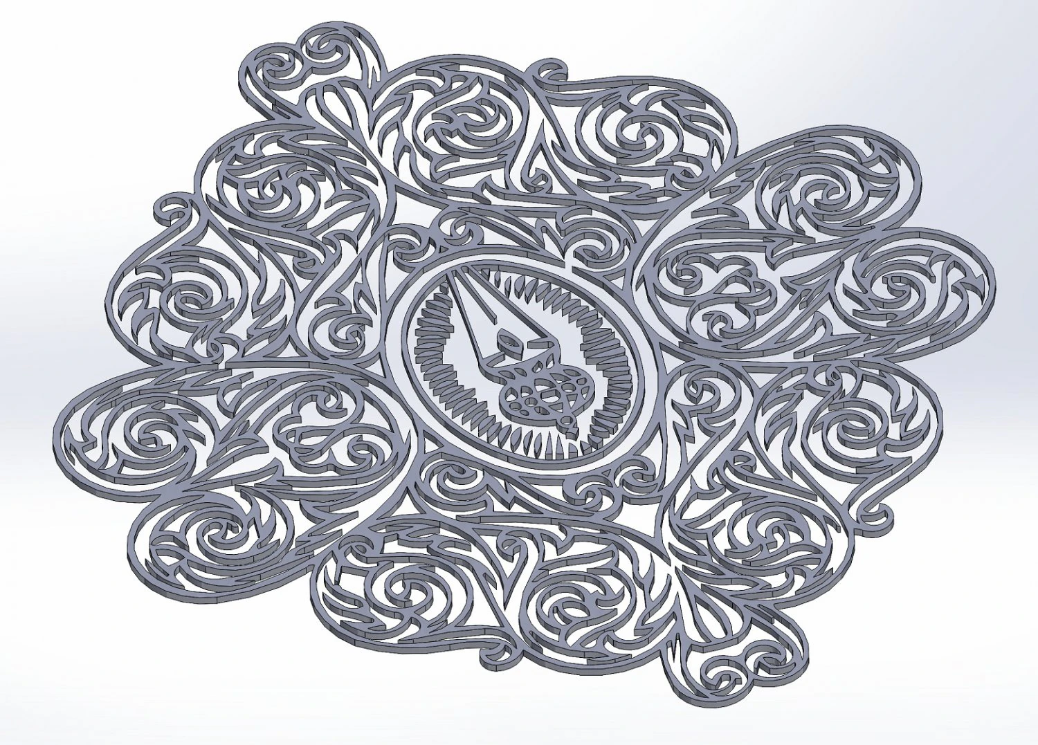 1 DXF File CNC g-code Industrial Laser Cut ROMAN ORTHODOX CHURCH 2 Nr0561 3D Model .c4d .max .obj .3ds .fbx .stl .blend 