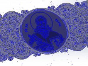 1 DXF File CNC g-code Industrial Laser Cut ROMAN ORTHODOX CHURCH 3 Nr0562 3D Model