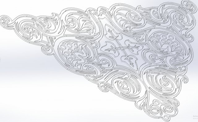 2 DXF File CNC g-code Industrial Laser Cut ROMAN ORTHODOX CHURCH 4 Nr0563 3D Model .c4d .max .obj .3ds .fbx .stl .blend 