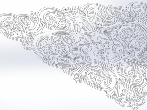 2 DXF File CNC g-code Industrial Laser Cut ROMAN ORTHODOX CHURCH 4 Nr0563 3D Model