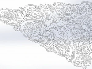 2 arquivos DXF CNC código g industrial corte a laser IGREJA ORTODOXA ROMANA 4 Nr0563 Modelo 3D