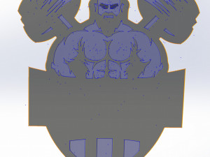 29 DXF File CNC g-code Industrial Laser Cut GYM Nr1 decorative PANEL Nr0600 Model 3D