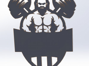 29 DXF File CNC g-code Industrial Laser Cut GYM Nr1 decorative PANEL Nr0600 Model 3D