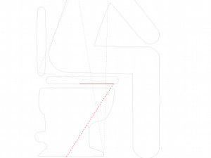 22 File DXF CNC Industrial Laser CLOSET WC SIGN PRIVY Vector Plasma Nr0602 Model 3D