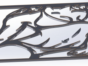 11 DXF File CNC ndustrial Laser Cut GYM Nr2 WOMEN decorative PANEL Nr0610 3D Model