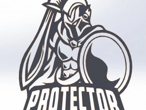 40 ARQUIVOS DXF CNC Industrial G-CODE Laser Plasma Router E-SPORT GENÉRICO Nr0620 Modelo 3D