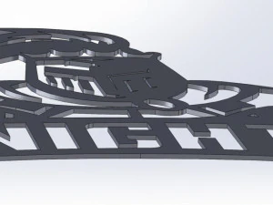 40 FILE DXF CNC Industrial G-CODE Laser Plasma Router E-SPORT GENERIC Nr0620 3D Model