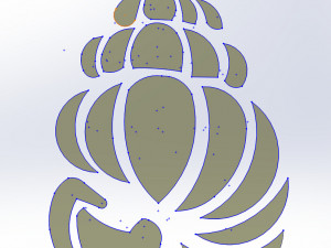 4 DXF File CNC g-code Industrial Laser Animal Vector DXF Plasma Router Nr0650 Modelo 3D