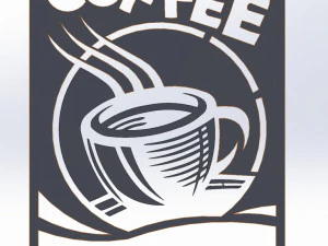 10 DXF File CNC g-code Industrial Laser DECORATIVE PANEL COFFE Plasma Nr0651 3D Model