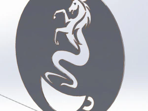 10 DXF File CNC g-code Industrial Laser DECORATIVE PANEL COFFE Plasma Nr0651 3D Model