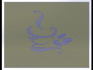 10 DXF File CNC g-code Industrial Laser DECORATIVE PANEL COFFE Plasma Nr0651 3D Model