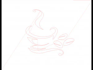 10 DXF File CNC g-code Industrial Laser DECORATIVE PANEL COFFE Plasma Nr0651 3D Model