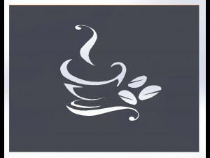 10 DXF File CNC g-code Industrial Laser DECORATIVE PANEL COFFE Plasma Nr0651 3D Model