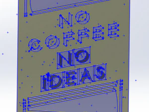 20 DXF File CNC g-code Industrial Laser DECORATIVE PANEL COFFE Plasma Nr0652 3D Model