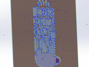20 DXF File CNC g-code Industrial Laser DECORATIVE PANEL COFFE Plasma Nr0652 3D Model