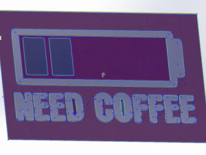 20 DXF File CNC g-code Industrial Laser DECORATIVE PANEL COFFE Plasma Nr0653 3D Model