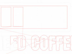 20 DXF File CNC g-code Industrial Laser DECORATIVE PANEL COFFE Plasma Nr0653 3D Model
