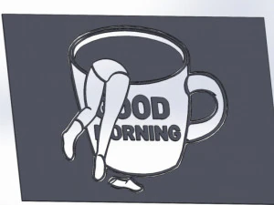 20 DXF File CNC g-code Industrial Laser DECORATIVE PANEL COFFE Plasma Nr0653 3D Model