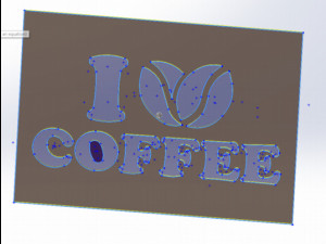 20 DXF File CNC g-code Industrial Laser DECORATIVE PANEL COFFE Plasma Nr0653 3Dモデル