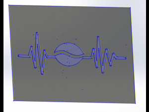 20 DXF File CNC g-code Industrial Laser DECORATIVE PANEL COFFE Plasma Nr0653 3Dモデル