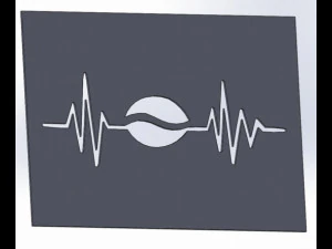 20 DXF File CNC g-code Industrial Laser DECORATIVE PANEL COFFE Plasma Nr0653 3D Model