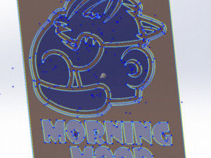 20 DXF File CNC g-code Industrial Laser DECORATIVE PANEL COFFE Plasma Nr0653 3Dモデル
