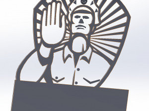 12 DXF File CNC g-code Industrial Laser Cut PROPAGANDA decorative -promo Nr0660 Model 3D