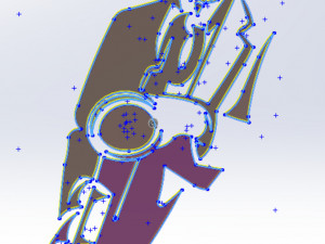 16 DXF File CNC g-code Industrial Laser Router Plasma Music Sax JAZZ Nr0662 3D Model