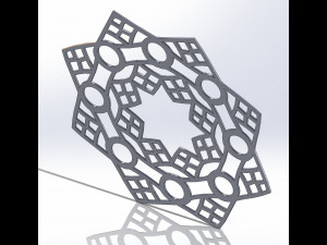 15 DXF File CNC g-code Laser Cut Mandala Vector DXF Plasma Router Nr0670 Model 3D