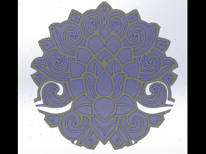 15 DXF File CNC g-code Laser Cut Mandala Vector DXF Plasma Router Nr0670 Model 3D