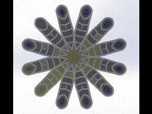 15 DXF File CNC g-code Laser Cut Mandala Vector DXF Plasma Router Nr0670 Model 3D
