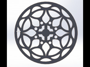 15 DXF File CNC g-code Laser Cut Mandala Vector DXF Plasma Router Nr0670 Model 3D