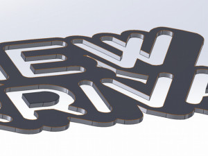 25 DXF File CNC Industrial Laser G-CODE Cut Plasma Router Water SIGN Nr0680 3D Model