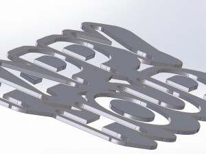 25 DXF File CNC Industrial Laser G-CODE Cut Plasma Router Water SIGN Nr0680 3D Model
