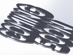 25 DXF File CNC Industrial Laser G-CODE Cut Plasma Router Water SIGN Nr0680 3D Model