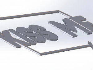25 DXF File CNC Industrial Laser G-CODE Cut Plasma Router Water SIGN Nr0680 3D Model