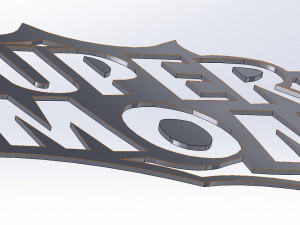 25 DXF File CNC Industrial Laser G-CODE Cut Plasma Router Water SIGN Nr0680 3D Model