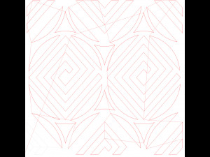 10 DXF File CNC g-code Industrial Laser DECORATIVE PANEL SQUARE Plasma Nr0691 3D Model