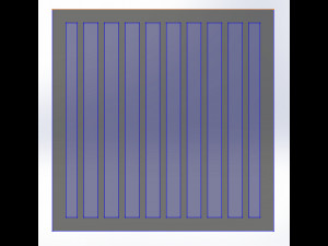 10 DXF File CNC g-code Industrial Laser DECORATIVE PANEL SQUARE Plasma Nr0692 Modelo 3D