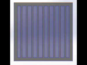 10 DXF File CNC g-code Industrial Laser DECORATIVE PANEL SQUARE Plasma Nr0692 3D Model