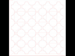 10 DXF File CNC g-code Industrial Laser DECORATIVE PANEL SQUARE Plasma Nr0692 Modelo 3D