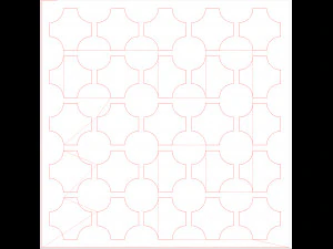 10 DXF File CNC g-code Industrial Laser DECORATIVE PANEL SQUARE Plasma Nr0692 3D Model